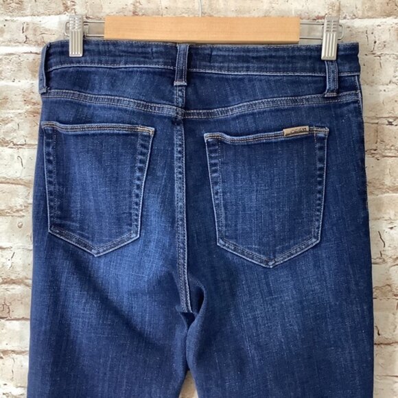 Joe’s Jeans Charlie Hi Rise Skinny Ankle Raw Hem Dark Wash 28 - Picture 6 of 8